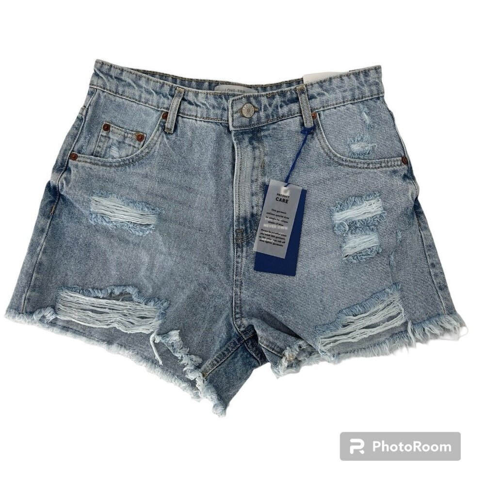 ~NEW Women's‎ LOVE TREE High Waist Jean Shorts! Size Mesium Super Cute FS:)~